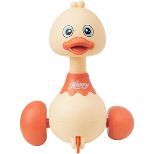 儿童发条小玩具上弦会走会动上链小黄鸡鸭0-1岁婴儿宝宝6上劲青蛙