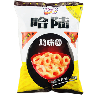 比客亲亲哈陆鸡味圈零时80后小卖部经怀旧零食休闲块膨化散装吃货
