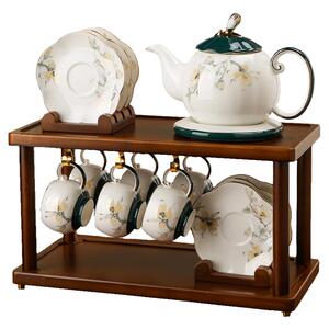 玉兰花陶瓷茶具套装2025新款礼盒