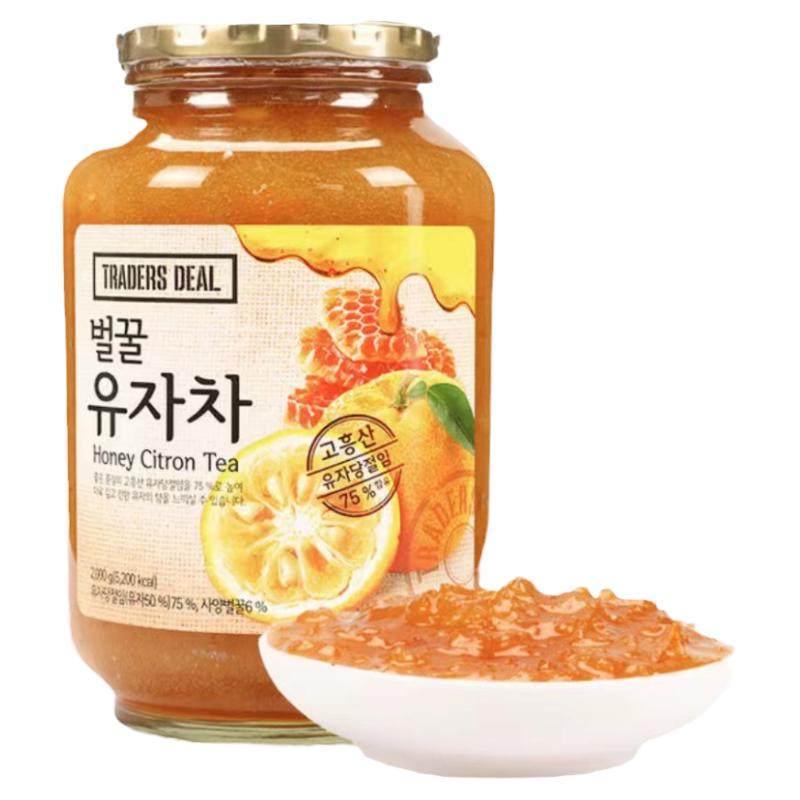 代购韩国进口Traders Deal 蜂蜜柚子茶2kg 包邮