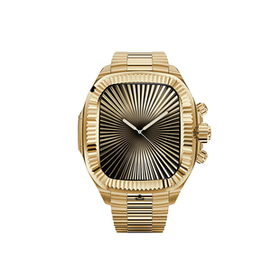 古德康赛GoldenConcept皇冠经典不锈钢改装适配苹果S11表壳带46mm