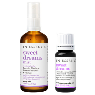 IN ESSENCE澳洲ie精油深度睡眠套装精油睡眠喷雾香薰安神室内进口