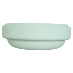 灯具配件大全灯罩仿玉石底碗玻璃底盆磨砂半圆吊灯下面托盆外壳罩