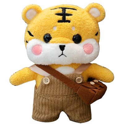 吉祥物老虎新年布娃娃女孩玩偶