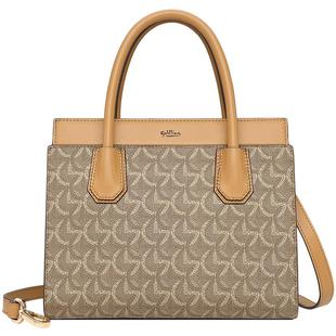 金利来优雅女包时尚手提包复古摩登休闲精致印花单肩包斜挎包包