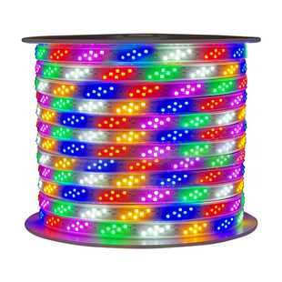 亚明LED灯带条户外防水遥控变色六彩跑马灯招牌彩色超亮闪烁装饰