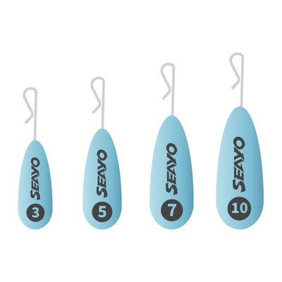 木虾专用配重490夜光水滴形