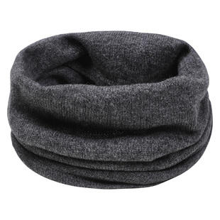 ACUC围脖男款秋冬季纯羊毛户外男士保暖针织脖套护颈纯色简约百搭