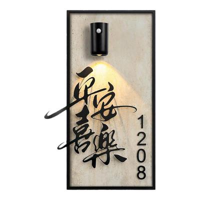 2025新款门牌号高级感轻奢创意