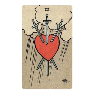 进口正版百年韦特塔罗牌无边框标准版迷你版 SmithWaite 初学维特