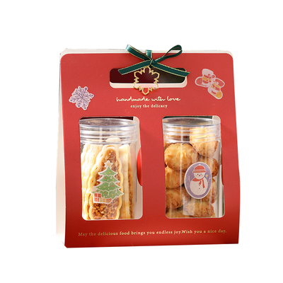 手提圣诞礼盒点心包装盒