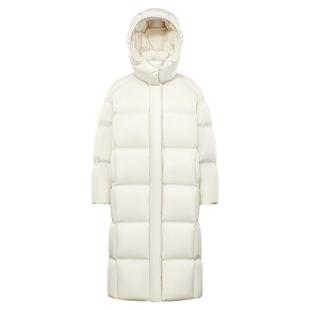 波司登百搭通勤蓬松时尚运动长款厚羽绒服男女同款保暖连帽外套