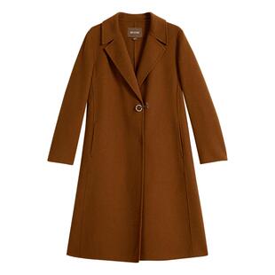 【绵羊毛+牦牛绒】YINER音儿专选女装冬季双面毛呢大衣外套