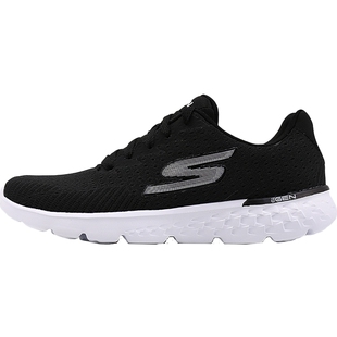 Skechers斯凯奇女鞋春秋新舒适运动鞋黑色健步鞋轻便跑步鞋14804