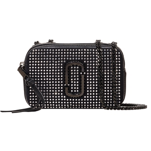 【季末折扣】MARC JACOBS/莫杰 GLAM SHOT 羊皮潮酷相机包斜挎包