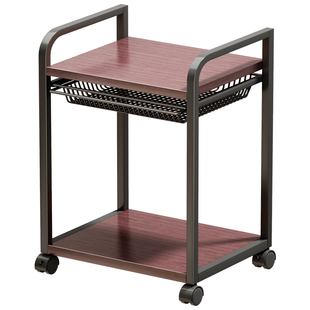 打印机置物架家用多层可抽拉收纳架子办公室可移动复印机放置柜