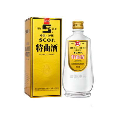 施可富特曲浓香型白酒52度500ml