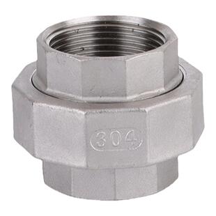 正品304不锈钢活接头内螺纹水管暖通软密封油任由拧内丝外接配件