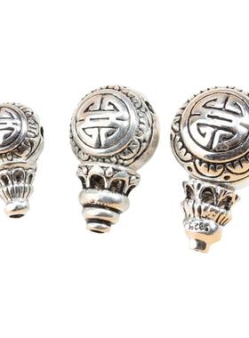 泰银16mm福禄寿三通整套diy饰品