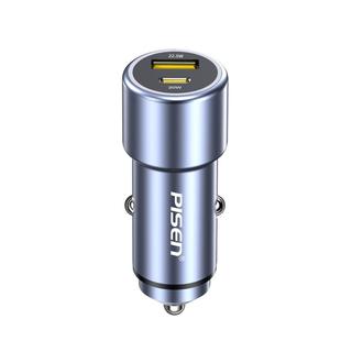 品胜点烟器一拖二车载充电器汽车用usb接口转换插座快充头充电线