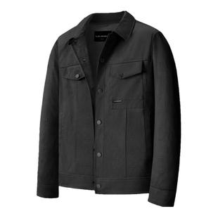 【仿麂皮绒】利郎官方 夹克男士春秋季压花时尚休闲男装外套男款