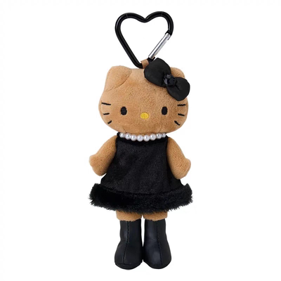 日本三丽鸥NIC长腿黑皮豹纹独角马美人鱼Kitty挂件 男女生礼物