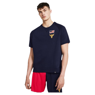 Under Armour安德玛T恤男短袖夏季半截袖运动上衣米字旗图案运动