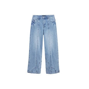 Desigual大西瓜【博主同款】牛仔解构长款女士牛仔裤