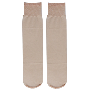 0D肉色丝袜短款女超薄中筒短丝袜薄款脚尖透明白色小腿袜子短袜