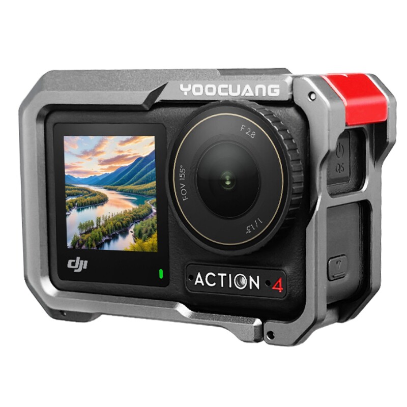 大疆Action5pro/4兔笼金属保护套