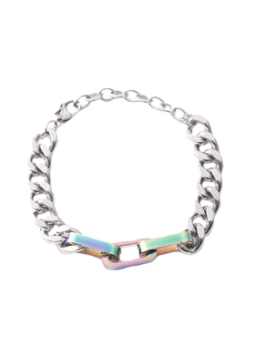 拼接古巴钛钢手链男潮小众设计感