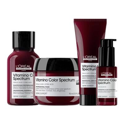 沙龙洗发水发膜欧莱雅固色护色