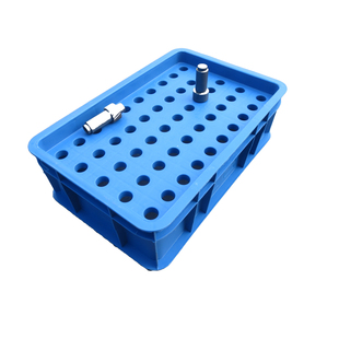 加厚夹头箱 塑料周转箱收纳箱 齿轮箱 灯泡箱 汽摩配件箱圆孔箱