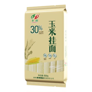 多润低脂玉米面面条粗粮挂面正宗鲜黄面条无添加糖精低脂杂粮细面
