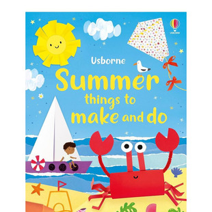 【预售】夏天要做的事情 Summer Things to Make and Do 英文儿童插画故事绘本 进口童书