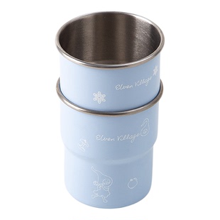 OCE精灵村庄漱口杯雪怪精灵可爱童趣圣诞元素家用情侣洗漱用品