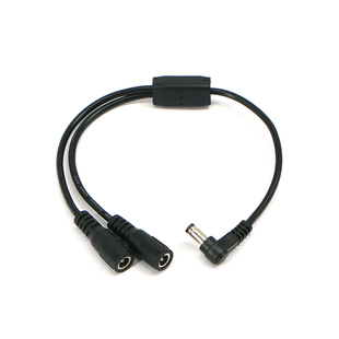 12V锂电池拓展线DC转接XH2.54 XT30 XT60带开关T头一拖二充电线