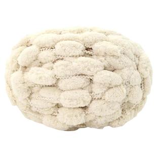 大球球线毛球线团盖毯子钩织diy手工编织盖毯坐脚垫豆豆线ins毛线