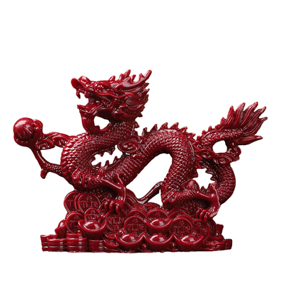 陶瓷龙摆件十二生肖辰龙青龙
