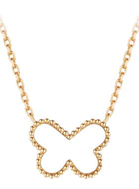 吉娜同款杜蔻蝴蝶高级轻奢项链