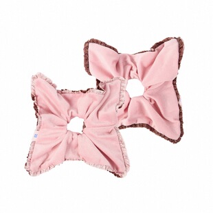 【豆豆推荐】RPDCLaVie「丝绒边边」毛绒方巾方形发圈女rpdc