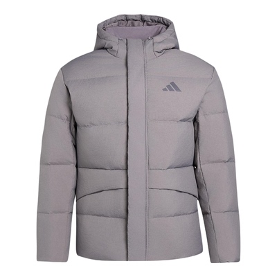 Adidas/阿迪达斯正品LINEAR男士运动连帽保暖休闲羽绒服KR0936