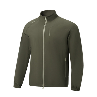 李宁防泼水立领男运动风衣运动服