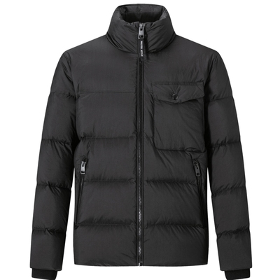 男士短款羽绒服七匹狼立领潮