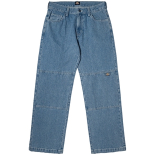 Dickies85283 Double Knee美式经典水洗牛仔双膝裤宽松工装裤