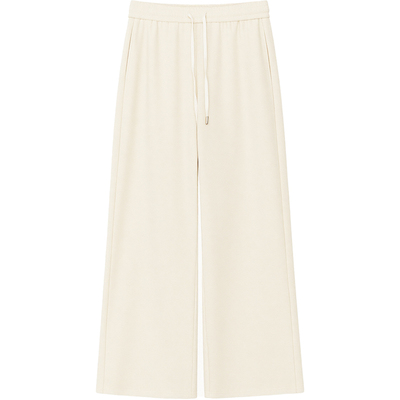 DM100大码宽松直筒休闲糯米裤