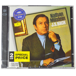 巴赫 无伴奏小提琴奏鸣曲与组曲 米尔斯坦 进口CD碟片古典音乐