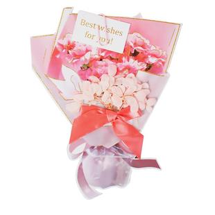 大角色干花贺卡一大束花简约贺卡婚礼祝福卡创意节日立体生日贺卡鲜花造型小学生送礼留言卡好看的贺卡高级感