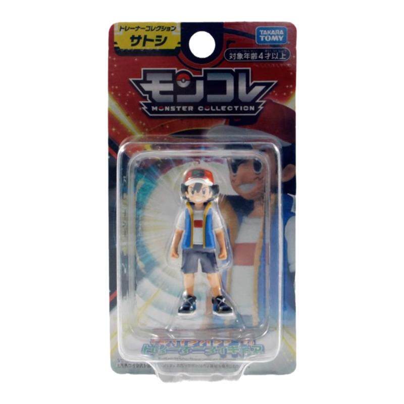 TOMY/多美卡宝可梦训练家摆件小精灵公仔训练师人偶小智丹帝竹兰