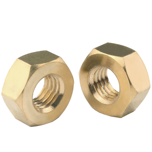 铜六角螺母铜制螺帽黄铜螺丝帽国标M1.6M2M3M4M5M6M8M10M12M14M16